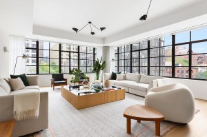Nba Star Carmelo Anthonys Full Floor High Line Home Relists For 12 5m After A Redesign Living Room C