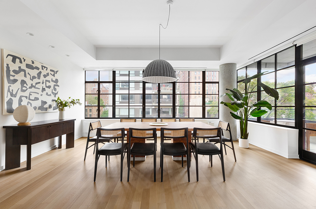 Nba Star Carmelo Anthonys Full Floor High Line Home Relists For 12 5m After A Redesign Dining