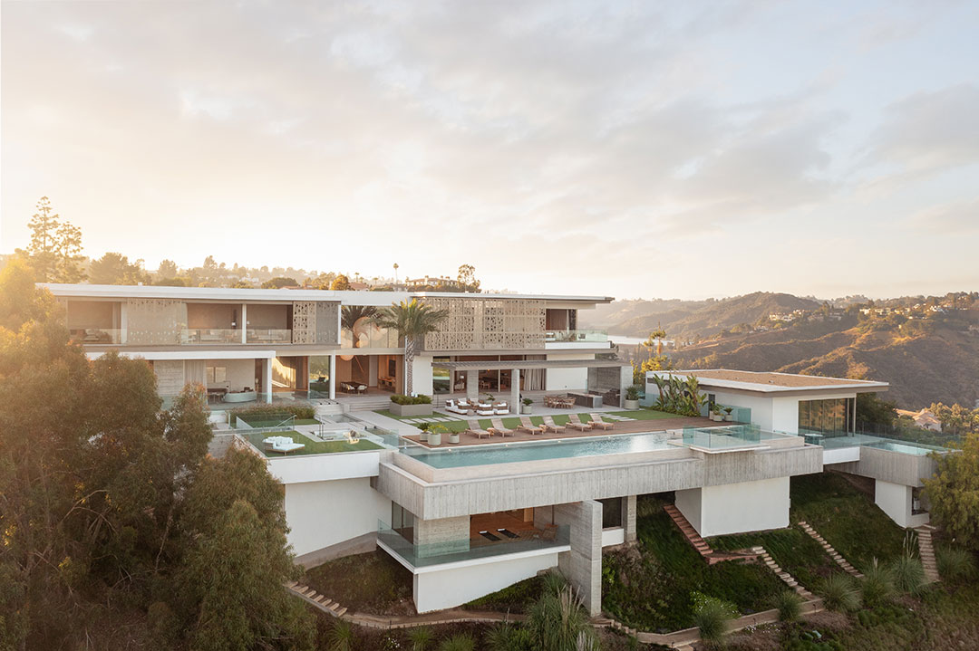 1 Honey Cofounder Bel Air Mansion Aerial By Matthew Momberge