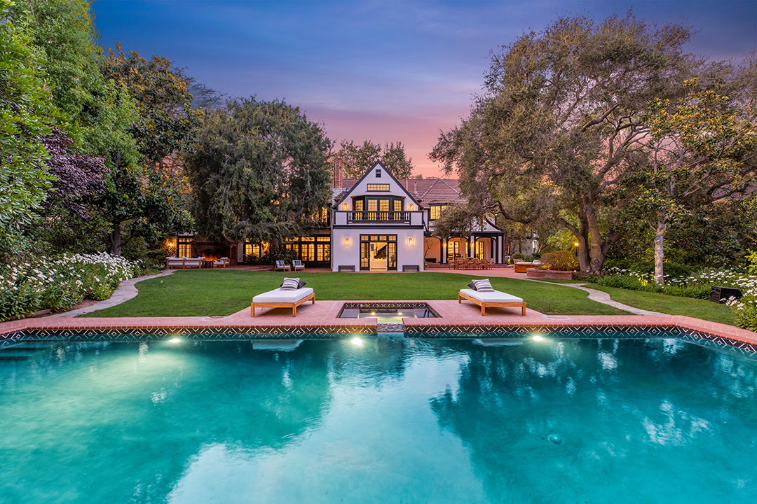 Producers Pacific Palisades Estate Swimming Pool Landscape