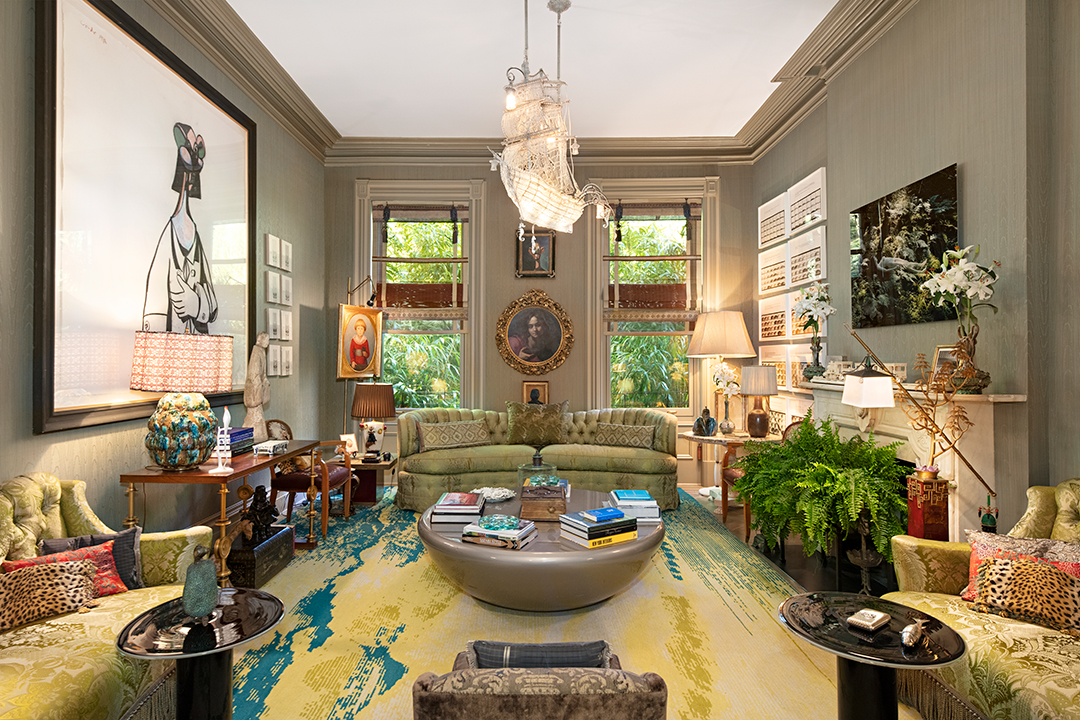 Interior Designer Muriel Brandolinis Eclectic And Unique Ues Townhouse Asks 9 5m D