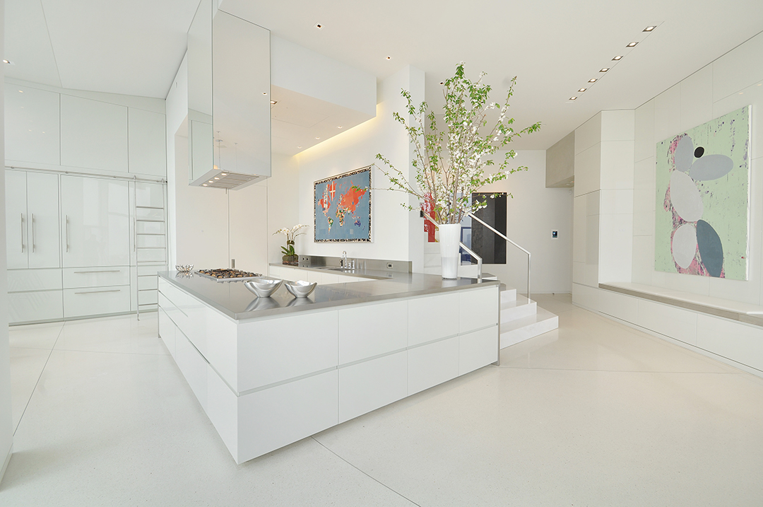 Hugh Jackman Drops 21 125m On An Ultra Modern Chelsea Penthouse Kitchen B