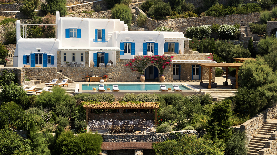 Tour A Mesmerizing Mykonos Villa For Sale Thats Utterly Organic Yet Lavish Villa Ariadni Myb0810 Bi 2