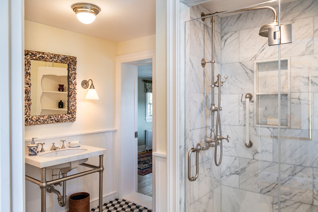 Snedens Landing Marble Bathroom