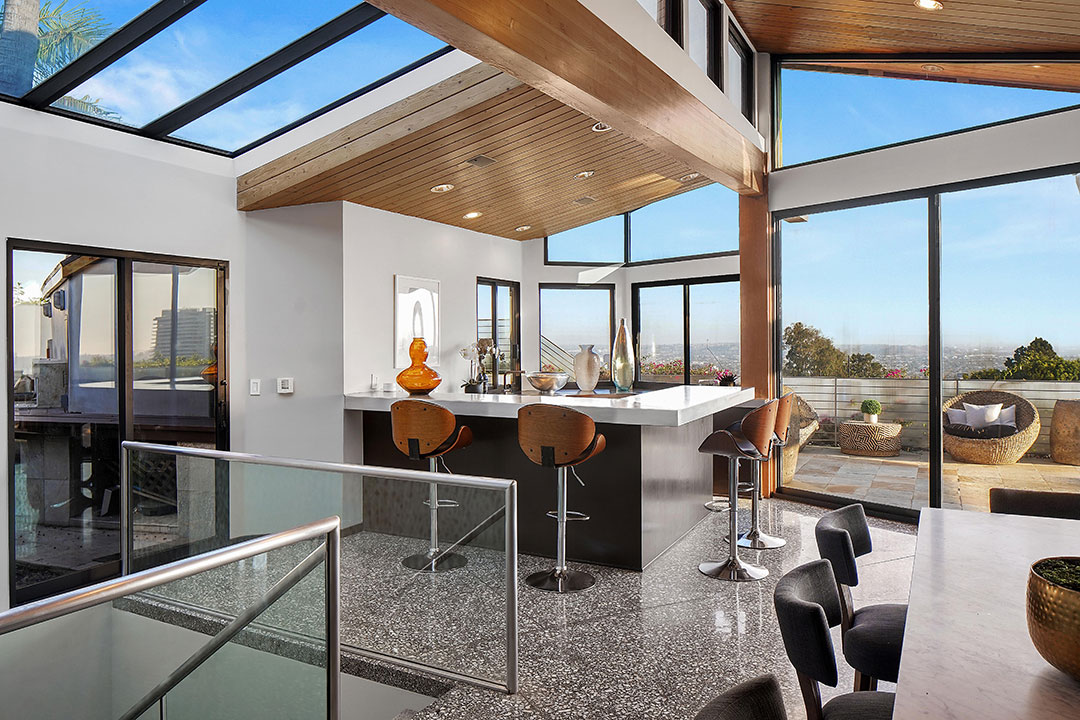 Hollywood Hills Bar Area