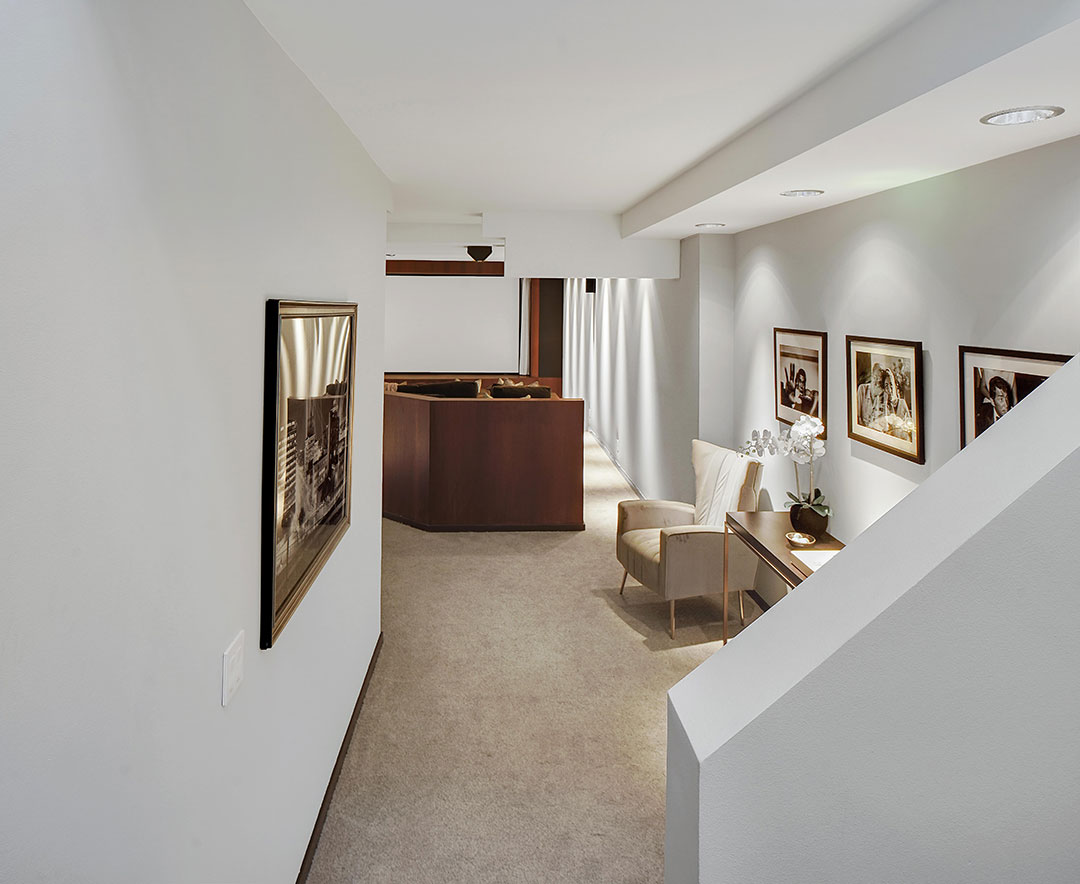Hollywood Hills Lower Level Hall