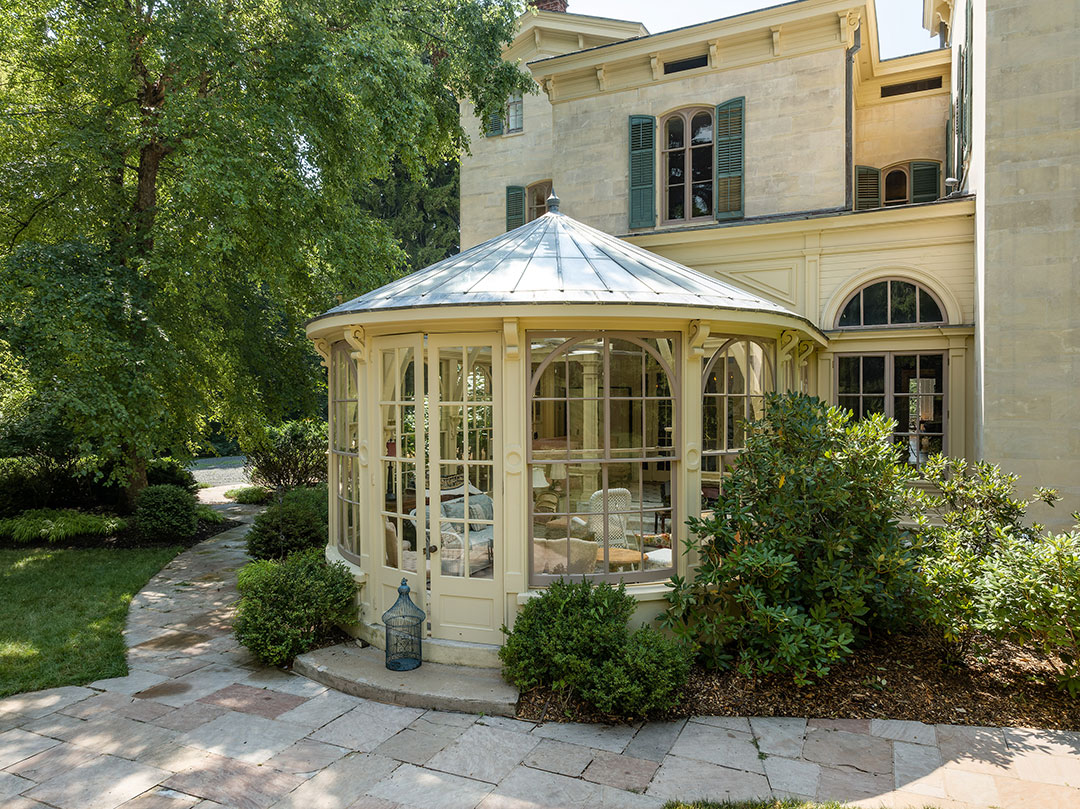 Westchester Historic Home Exterior Sunroom