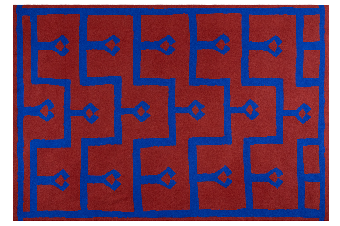 Turkish Tulu Cobalt Rust Silo