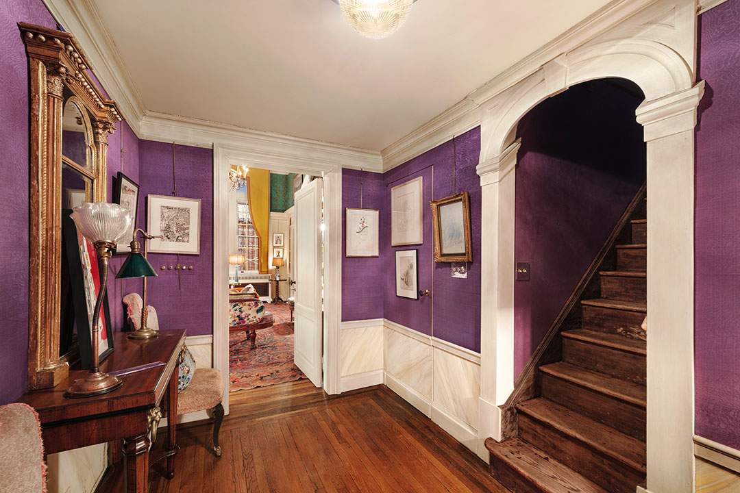 Hamish Bowles Purple Foyer