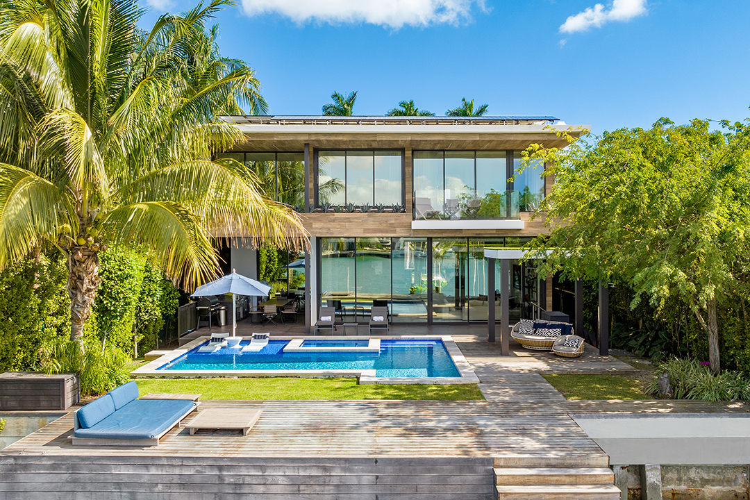 Honey Co Founder Ryan Hudson Lists A Sweet Swanky Waterfront Miami Beach Modern G