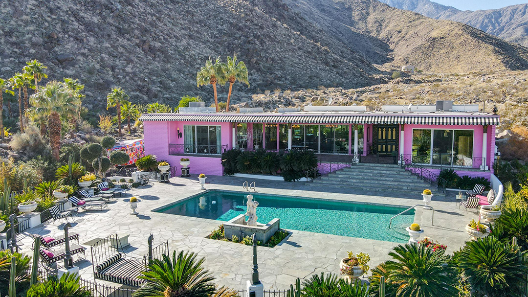 Glamour Grows In The Desert Magda And Zsa Zsa Gabors Pink Former Palm Springs Estate Seeks 3 8m A