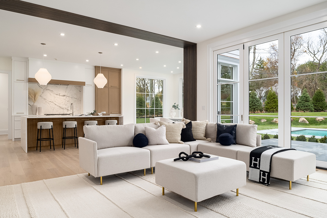 This 5m Darien New Construction Combines A Classic Exterior With Transitional Fresh Interiors 9 1