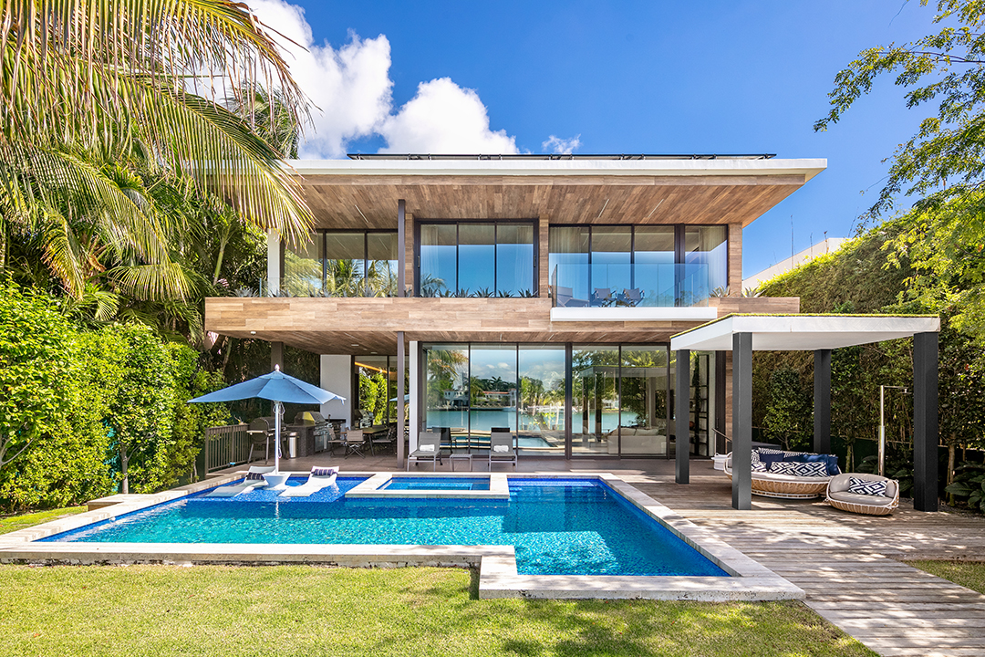 Honey Co Founder Ryan Hudson Lists A Sweet Swanky Waterfront Miami Beach Modern Z