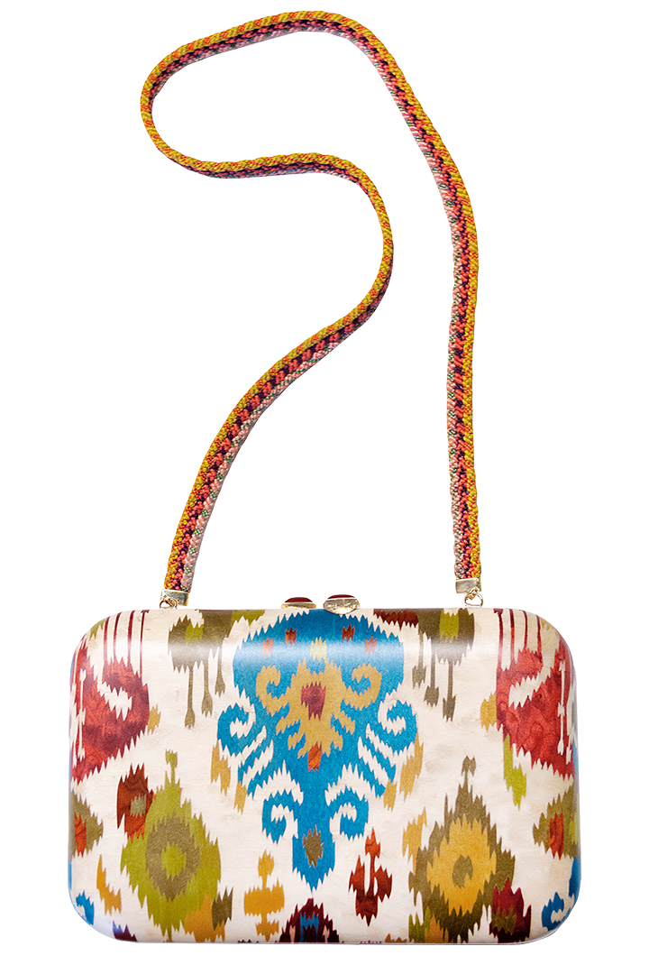 Tapestry Pattern Shoulder Bag Rough Silo