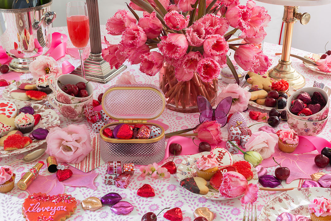 Set the Scene This Valentine’s Day With a Lovely Tabletop Design