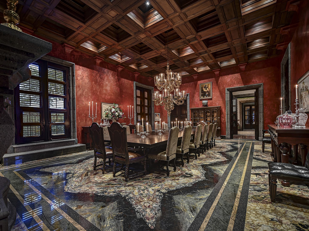 Nearly 18000 Square Foot Arizona Villa Originally Home To An Nfl Player Seeks 16m 009 Formal Dining