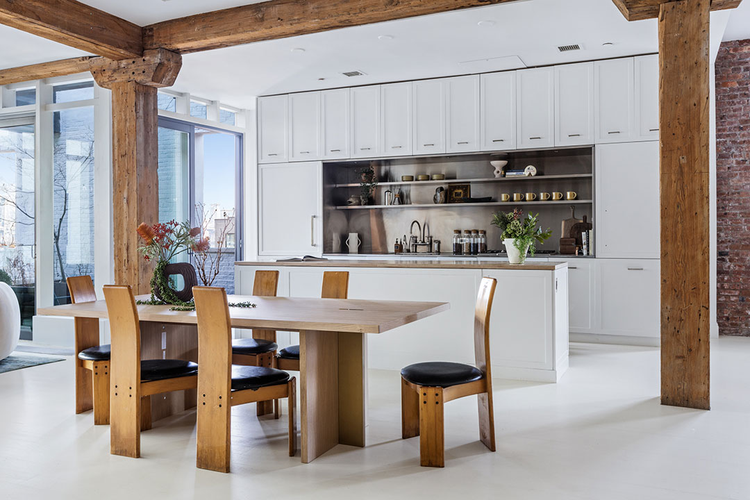 Dumbo Loft Dining Area And Kitchen