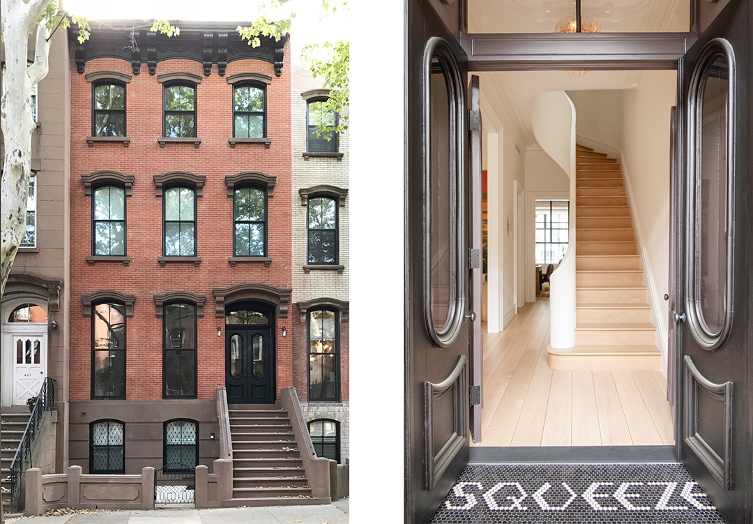 Stunning Elizabeth Roberts Designed Cobble Hill Brownstone Lists For 11m Cobble Hill Townhouse 01