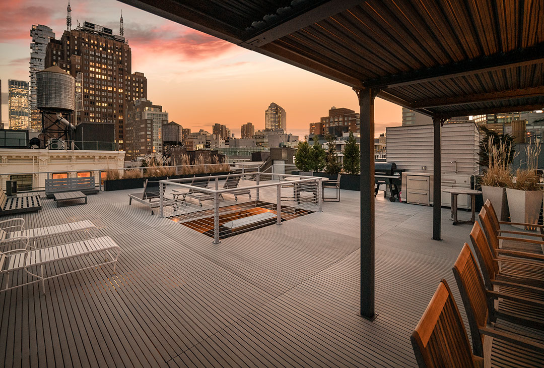 U Roof Terrace Evening 2