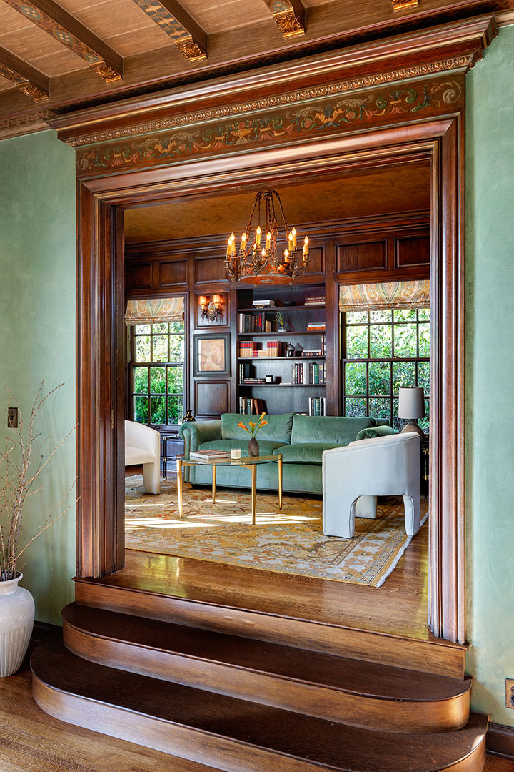 6 The Blair Estate Green Living Room