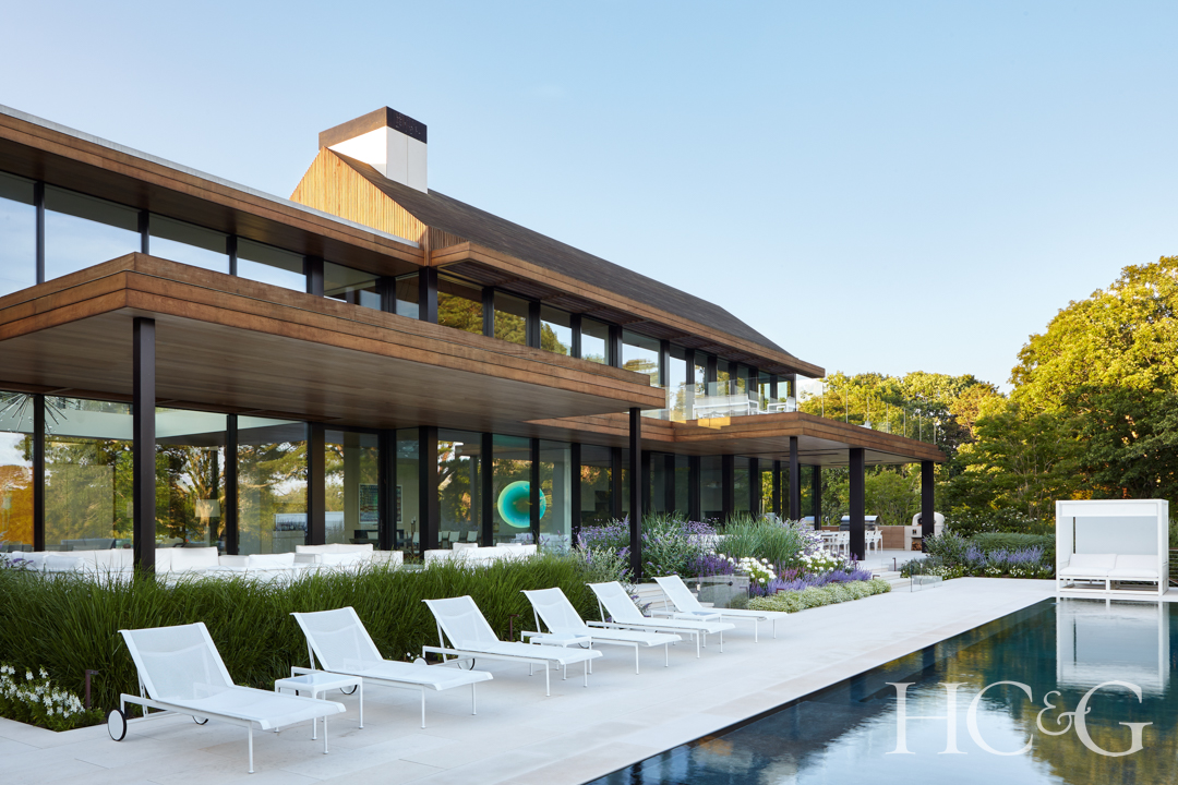 Georgica Pond Pool House Exterior