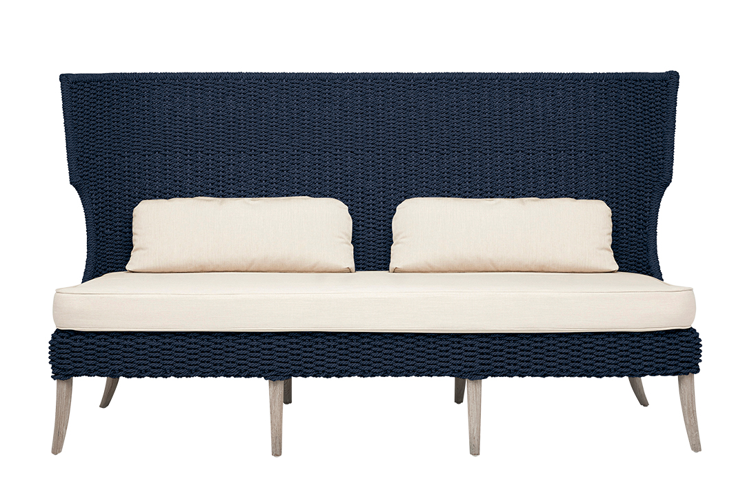 Made Goods Arla Navy Sofa 75x33x44 Silo