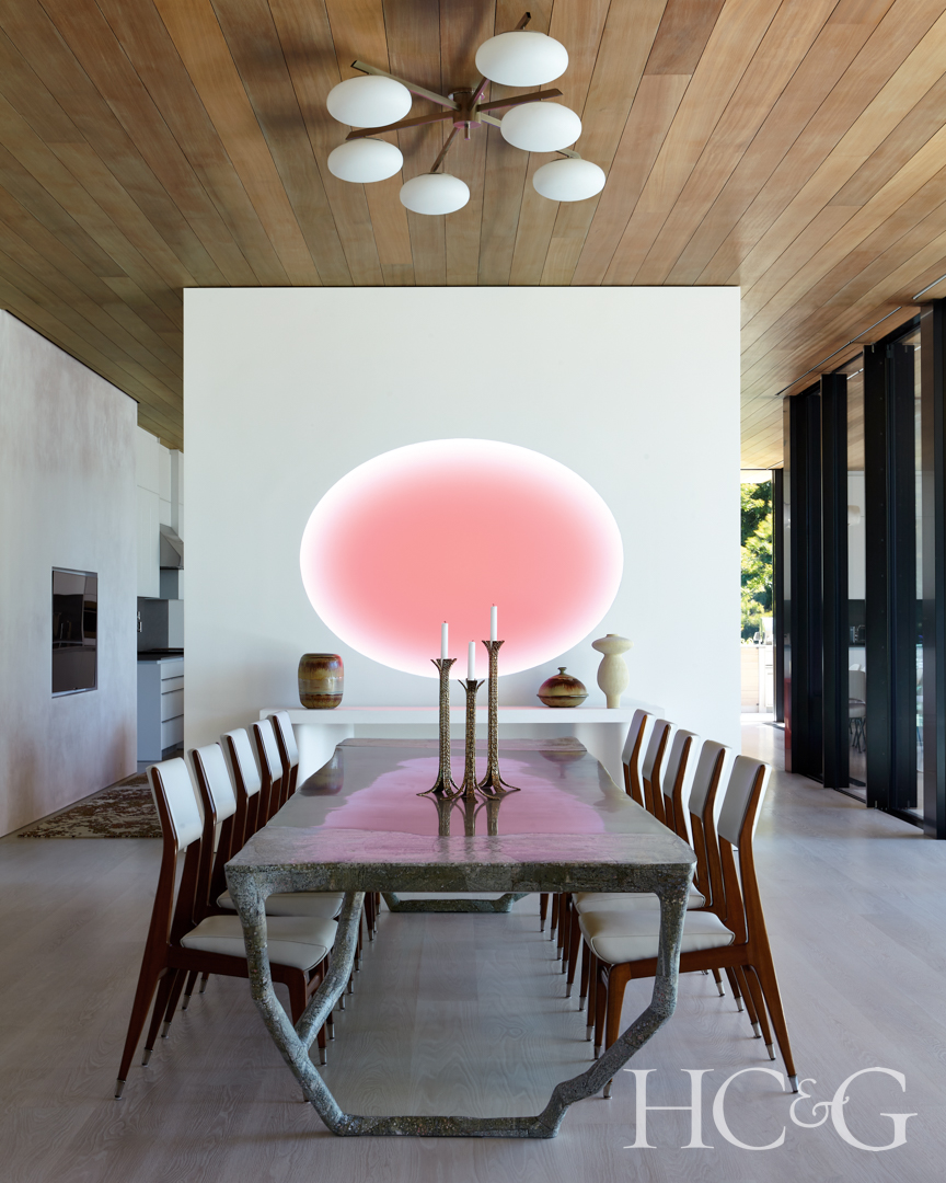 Georgica Pond Dining Room George Turrell