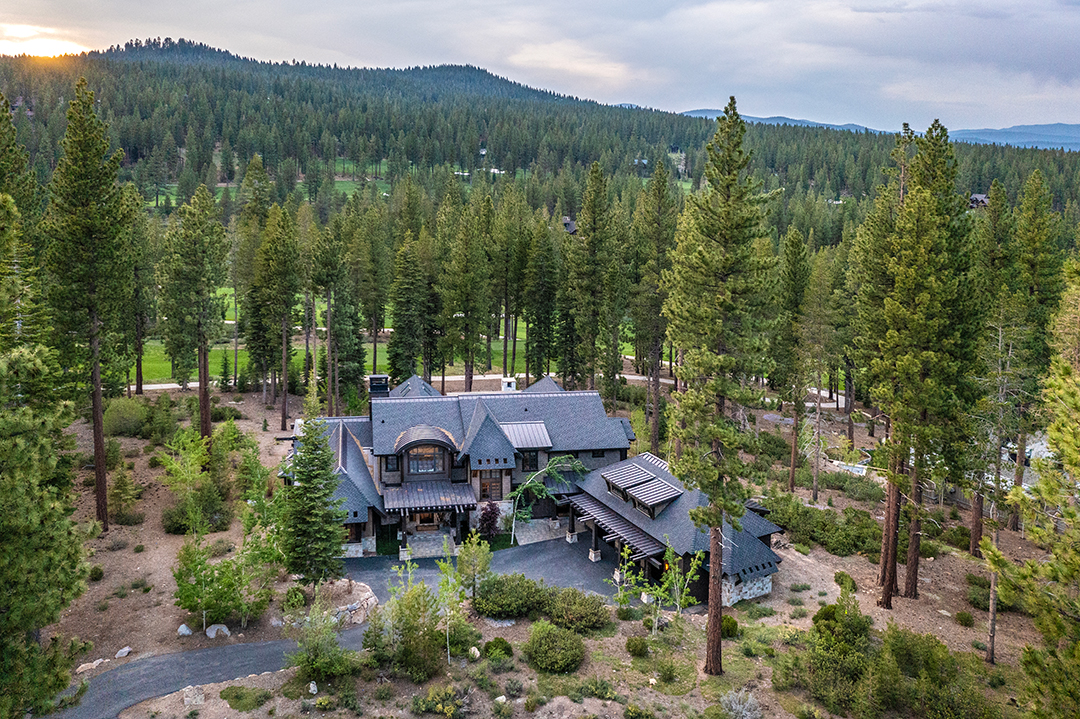 Check Out A Luxurious Lake Tahoe Retreat Priced At 11 9m 3a Martis Camp Realty Home 494 Front Aerial