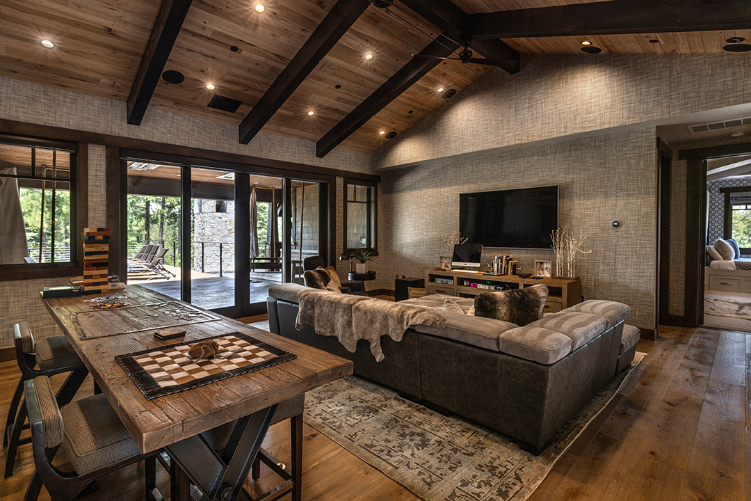 Check Out A Luxurious Lake Tahoe Retreat Priced At 11 9m 15 Martis Camp Realty Home 494 Media Room
