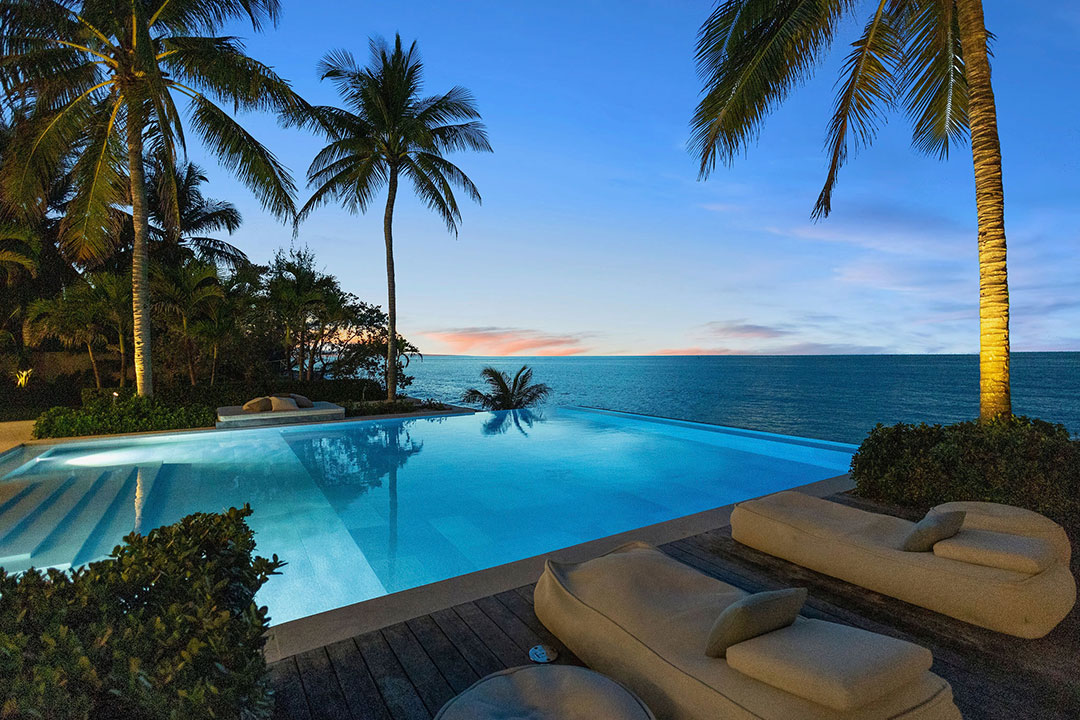 13 Apsara Bahamas Pool Ocean Evening