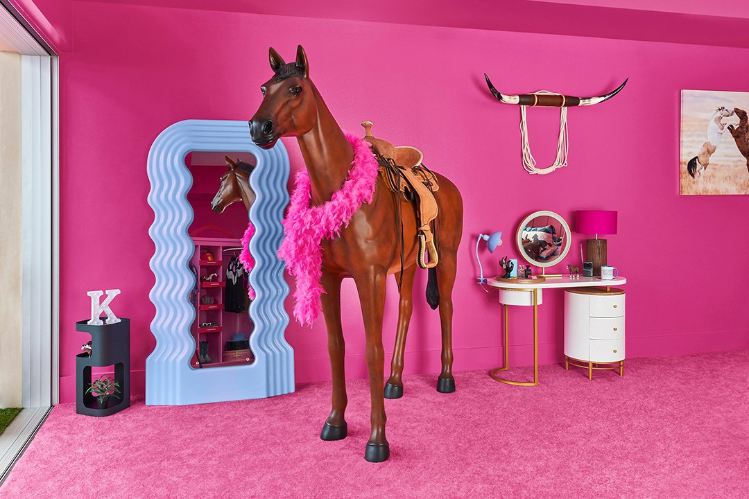 Barbies Malibu Dreamhouse Is Now On Airbnb For Two Stays In July With Ken As Host 07 Kens Dreamhouse Airbnb Lifesize Horse Credit Joyce Lee