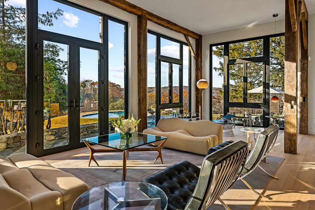 Unique Ct Estate With A Revamped Circa 1792 Colonial And A Sleek Barn House Lists For 9 5m G