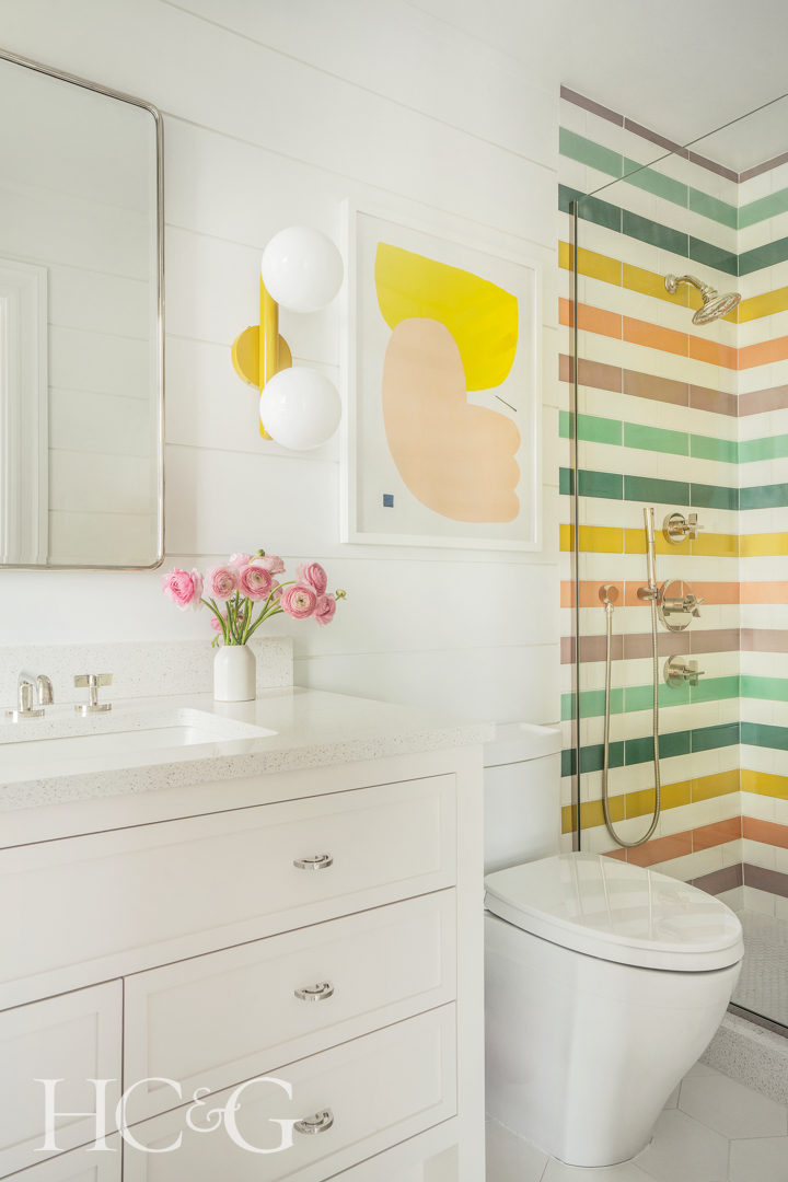 Striped Bathroom