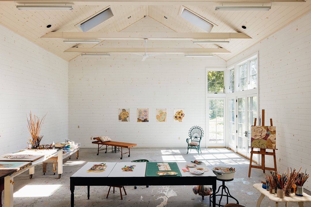 British Artists Gary Hume And Georgie Hopton List Lovely Upstate New York Compound 009