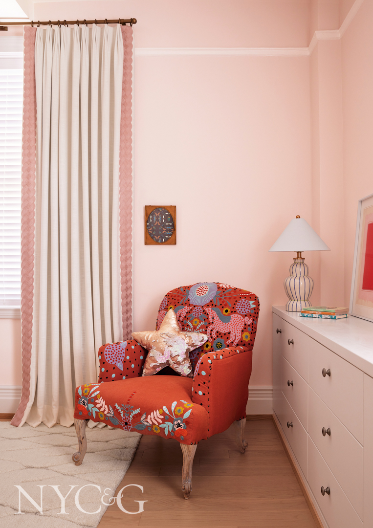Pink Bedroom Chair