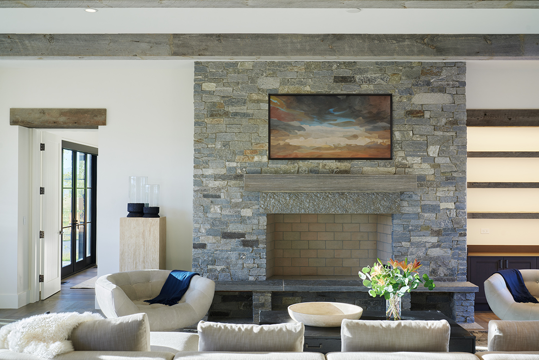 Design Lovers Will Swoon Over This Idaho Dream Home Priced At 5m New Thought Tributary Basecamp Cabin Great Room 0303