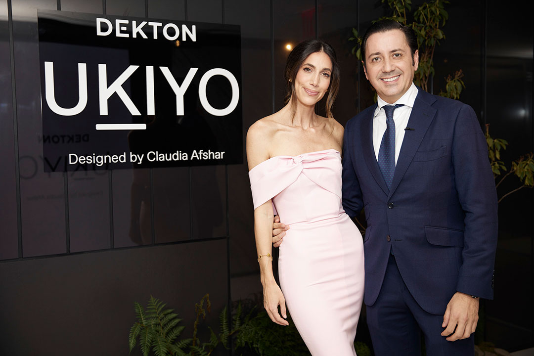 10 Designer Claudia Afshar With Cosentino America Ceo Eduardo Cosentino