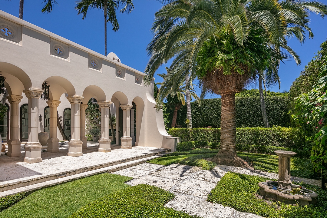 Tommy Hilfiger Palm Beach Mansion For Sale Rear Exterior 2