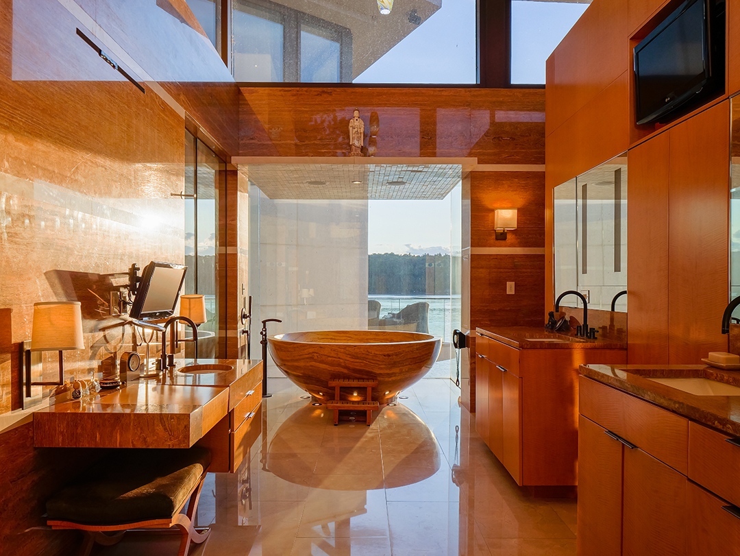 Explore A Surprising 25m Architectural Stunner Perched Right On The Hudson River J