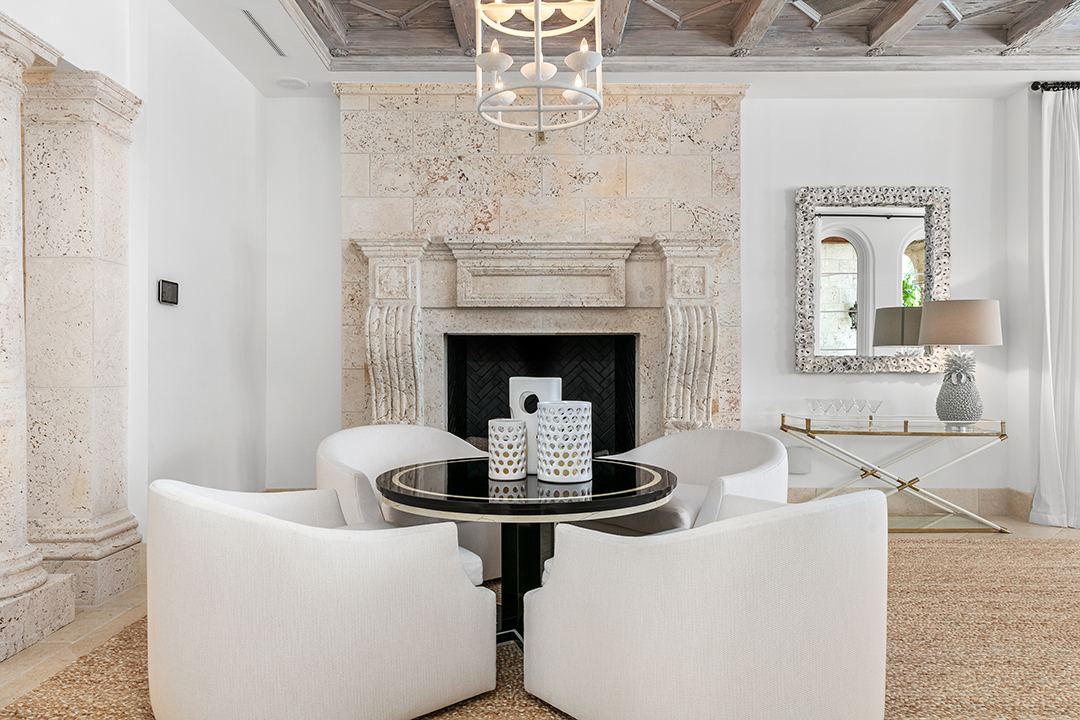 Tommy Hilfiger Palm Beach Mansion For Sale Living Area 1