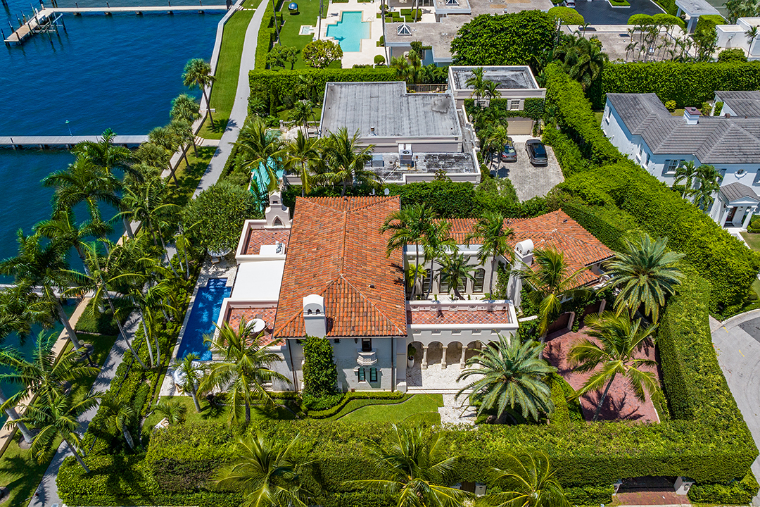 Tommy Hilfiger Palm Beach Mansion For Sale Aerial 2