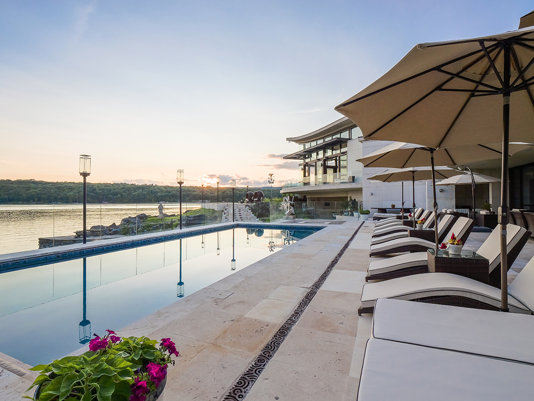 Explore A Surprising 25m Architectural Stunner Perched Right On The Hudson River T