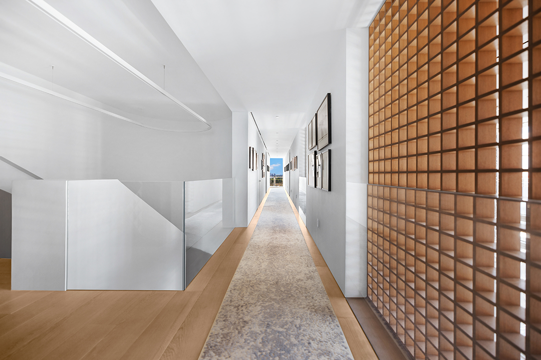 Step Inside A Fancy 55m Four Seasons Penthouse In Florida Upstairs Hallway 1