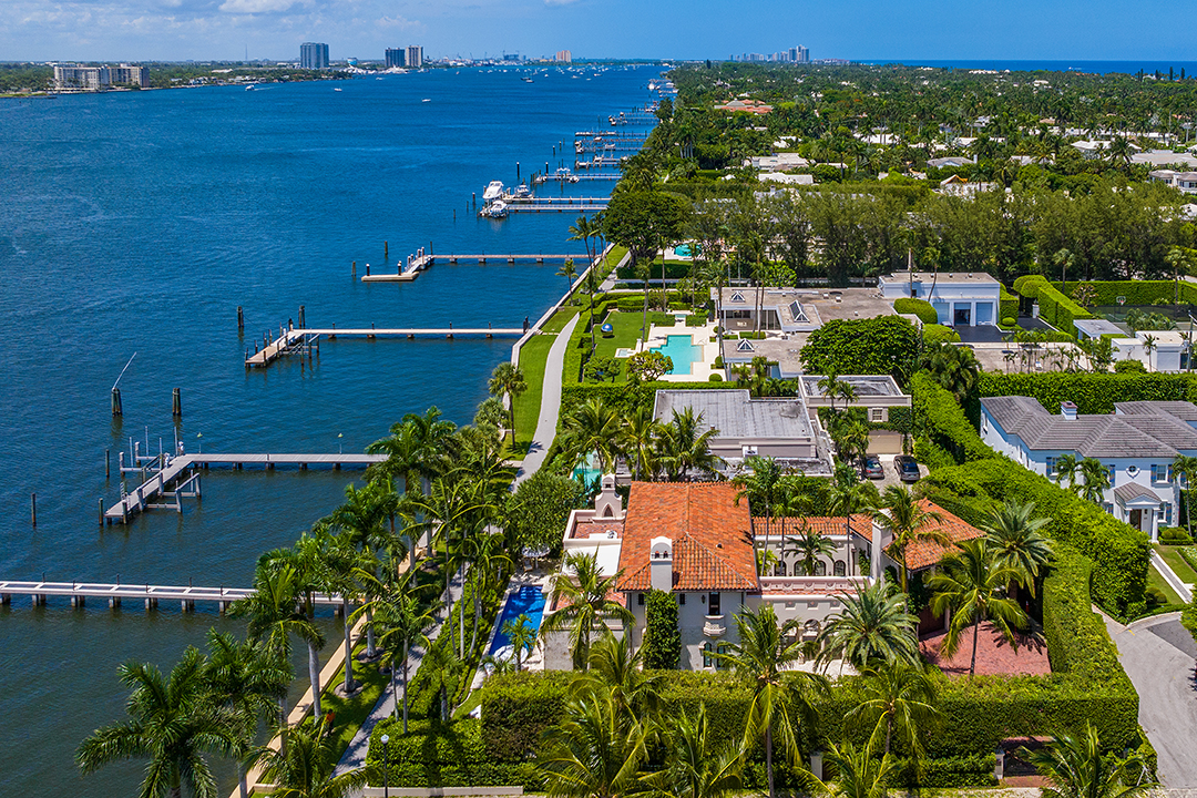 Tommy Hilfiger Palm Beach Mansion For Sale Aerial 3