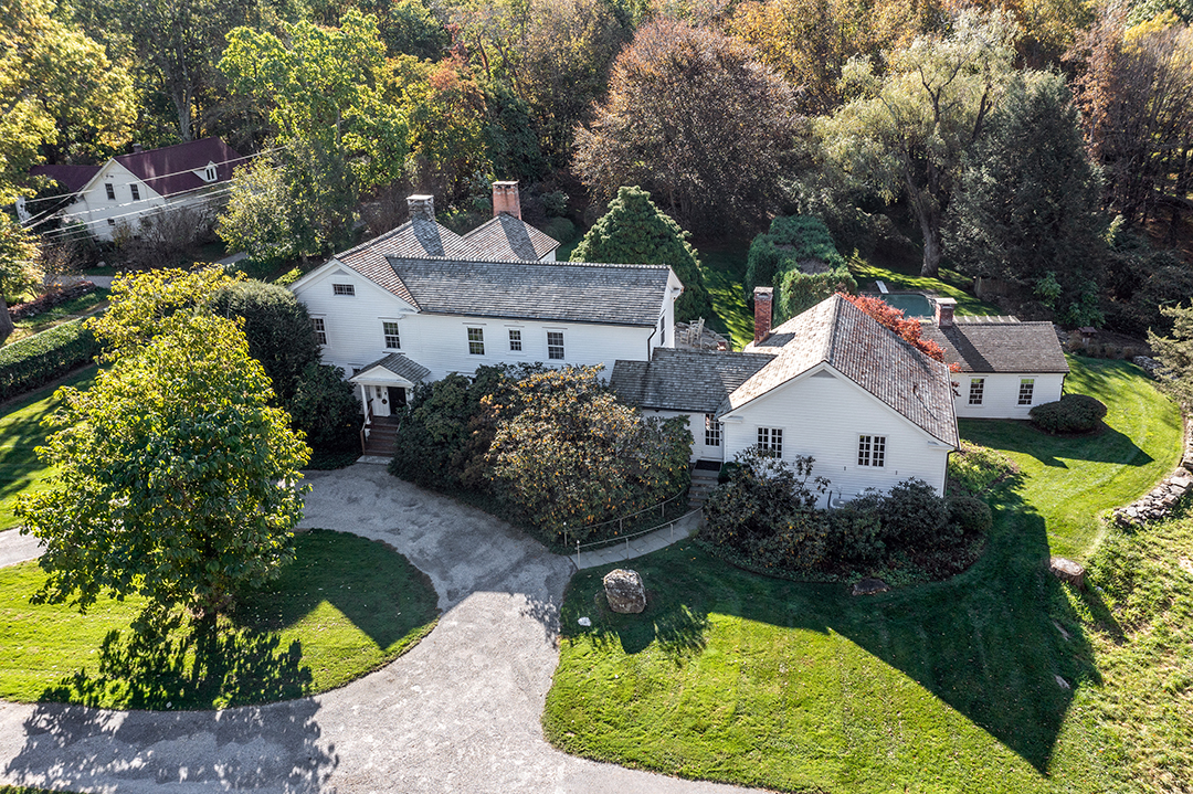 Late Musician Stephen Sondheim Longtime Connecticut Home Lists Aerial10