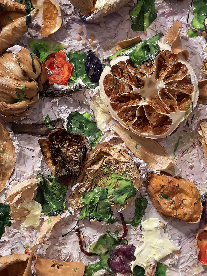 56 Swartz Still Life Incorporates Natural Objects Dehydrated Dipped Dried