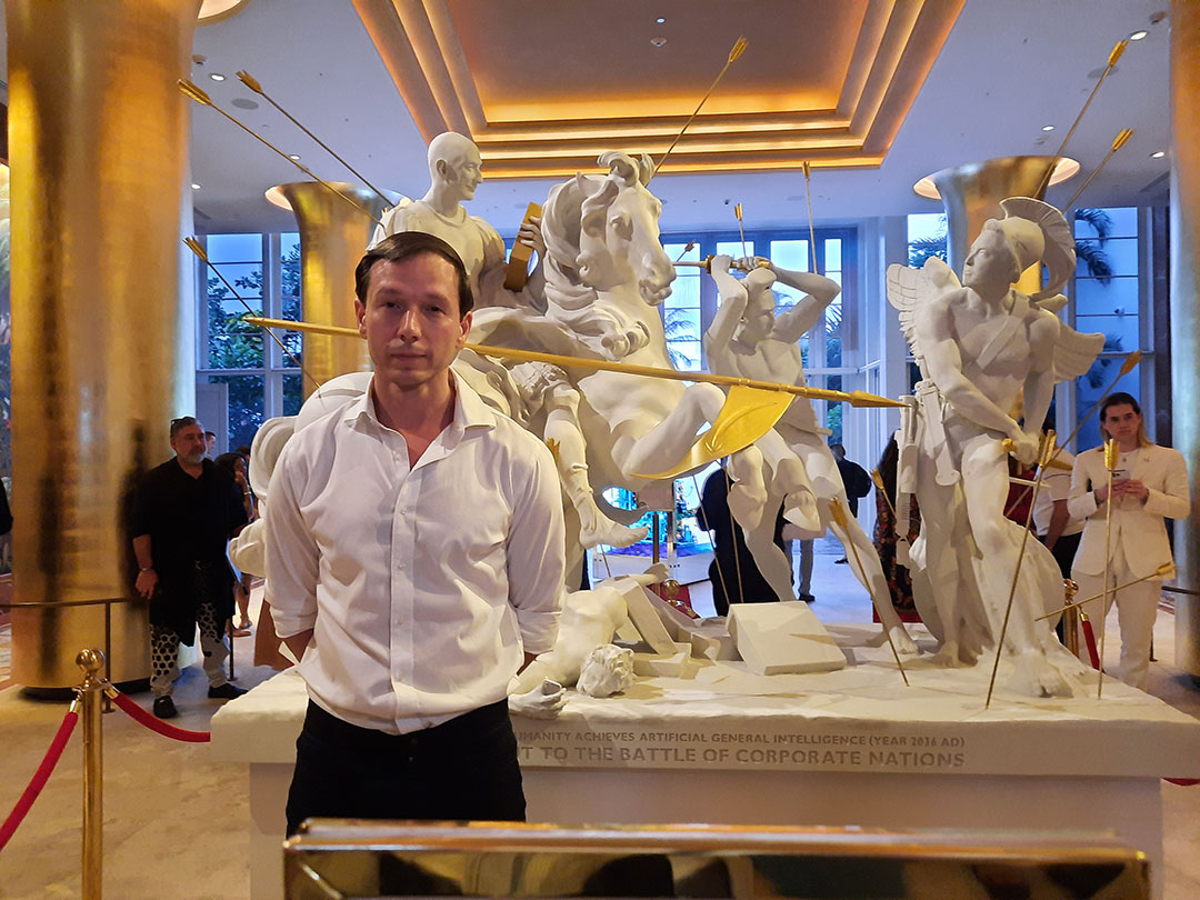 74 Sebastian Errazuriz Sculptor Of Battle Of The Corporate Natios