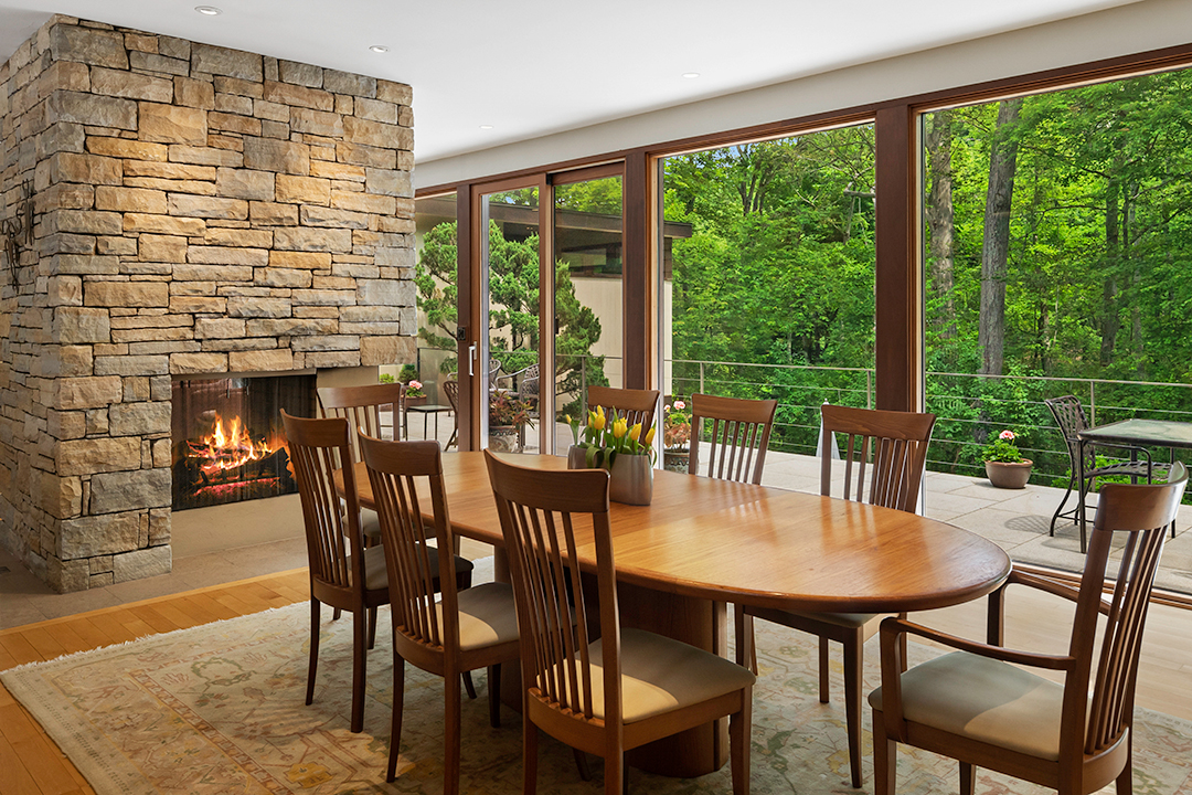 Explore A Prestigious New Canaan Modern Currently In Contract 15 Dining Room