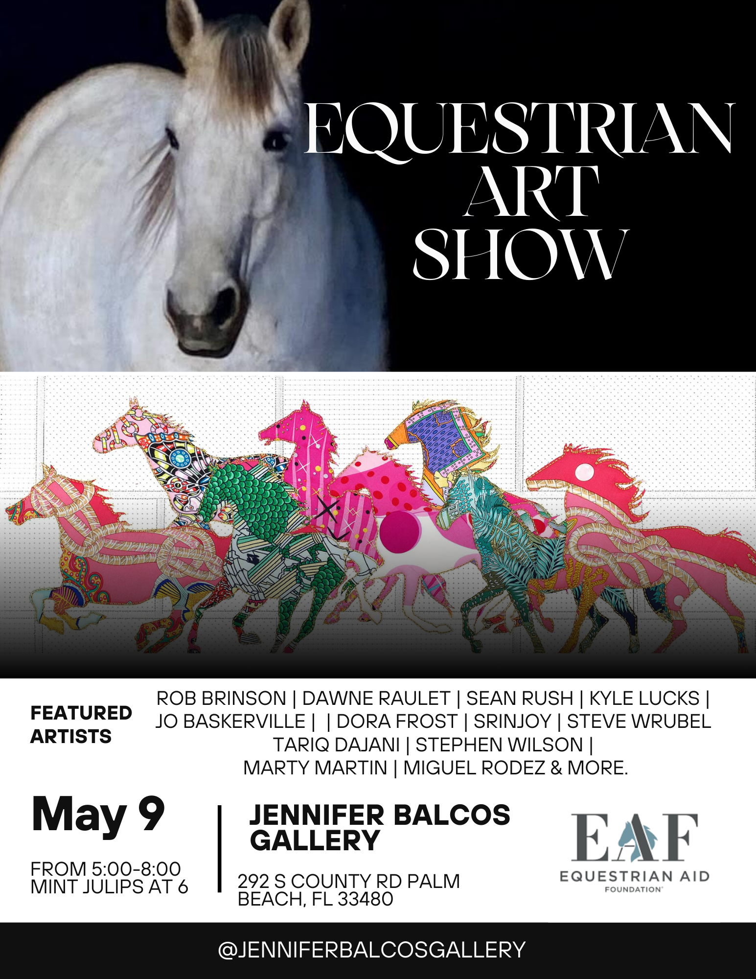 "Horsing Around" A Group Art Show in Palm Beach
