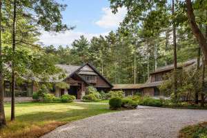 A Rustic Yet Refined Arts & Crafts Stunner Lists in East Hampton